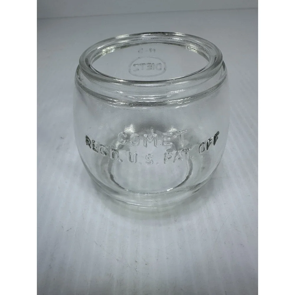 VINTAGE H-5 DIETZ COMET CLEAR GLASS LANTERN GLOBE SYRACUSE N.Y. USA‎